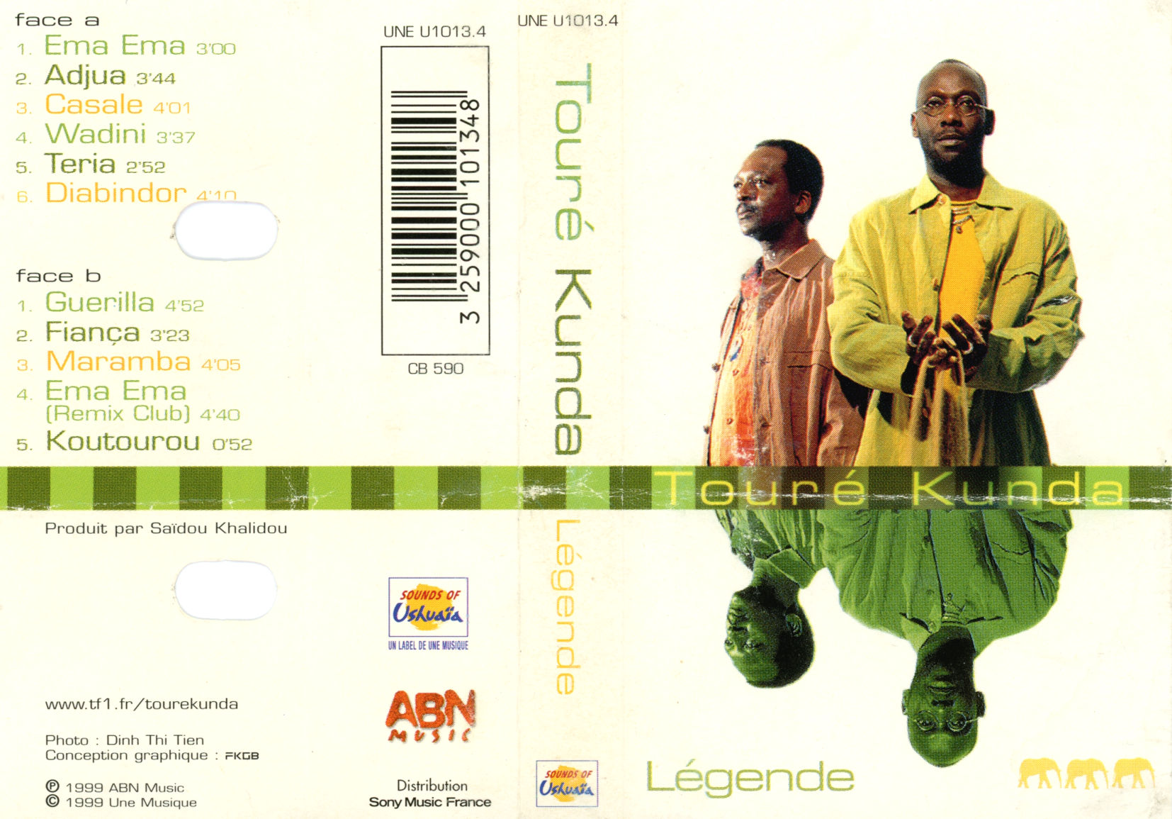 The Touré Kunda Discography :: Touré Kunda :: Studio & Live Albums